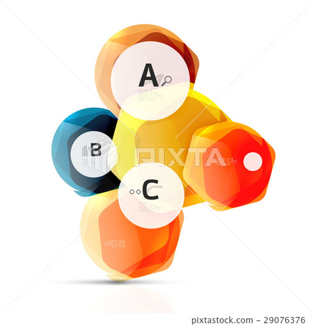 Geometrical hexagons abstract background 29076376