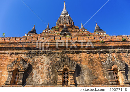 Bagan buddha tower at day Bagan buddha tower at day 29077148