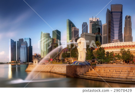 Singapore Skyline and view of Marina Bay 29078429