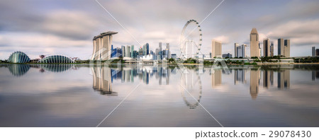 Singapore Skyline and view of Marina Bay Singapore Skyline and view of Marina Bay 29078430