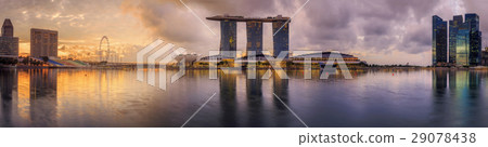 Singapore Skyline and view of Marina Bay 29078438