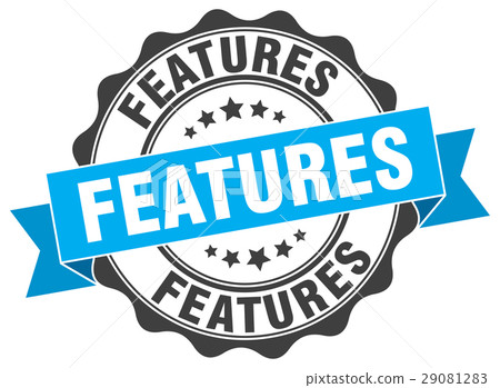 features stamp. sign. seal - Stock Illustration [29081283] - PIXTA