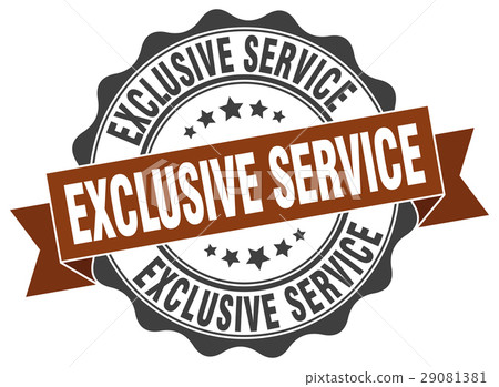 exclusive service stamp. sign. seal exclusive service stamp. sign. seal 29081381