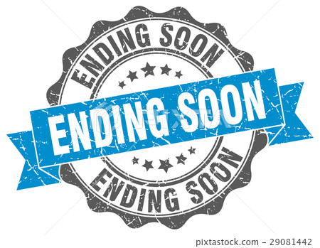 ending soon stamp. sign. seal 29081442