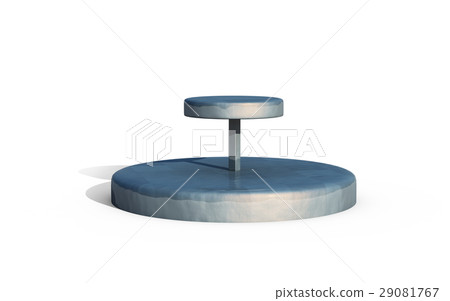 two tiers of round stand metal two tiers of round stand metal 29081767