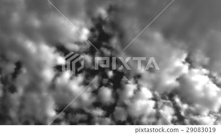 Sky and cloud material B & W 16: 9 29083019