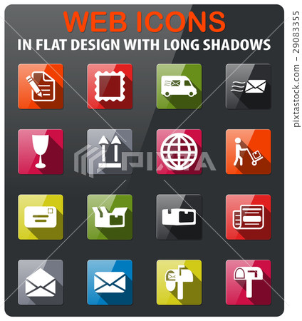 Post service simply icons Post service simply icons 29083355