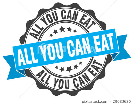all you can eat stamp. sign. seal all you can eat stamp. sign. seal 29083620