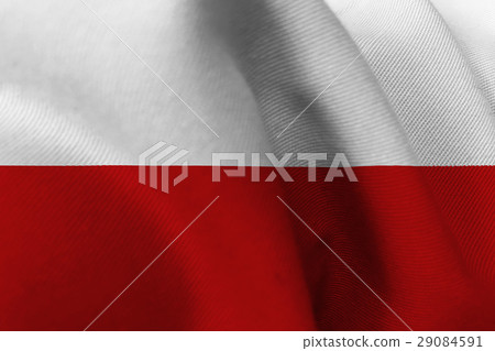 Monaco national flag 3D illustration symbol 29084591