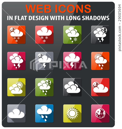 weather icon set - Stock Illustration [29085694] - PIXTA