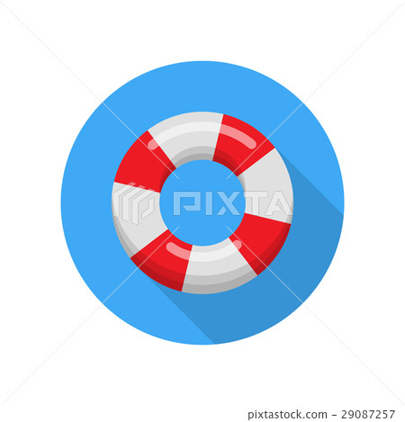 Lifebuoy Isolated on White Background Lifebuoy Isolated on White Background 29087257