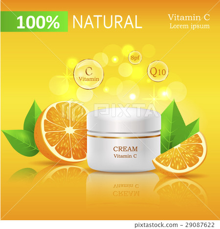 100 Natural Cream with Vitamin C Illustration 29087622