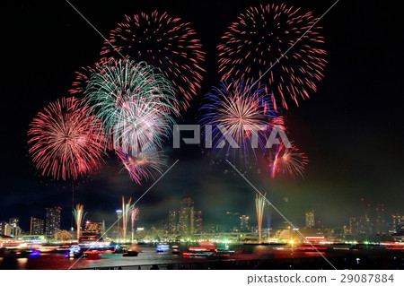 Minato Kobe fireworks display (Hyogo kobe city) 29087884