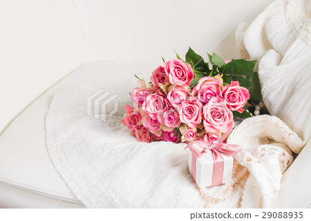 Female accessories on white Female accessories on white 29088935