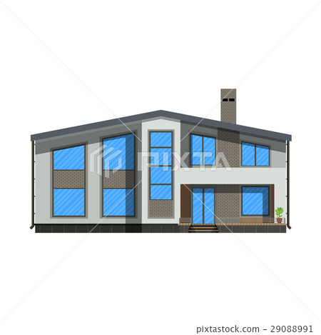 Suburban family house. Suburban family house. 29088991