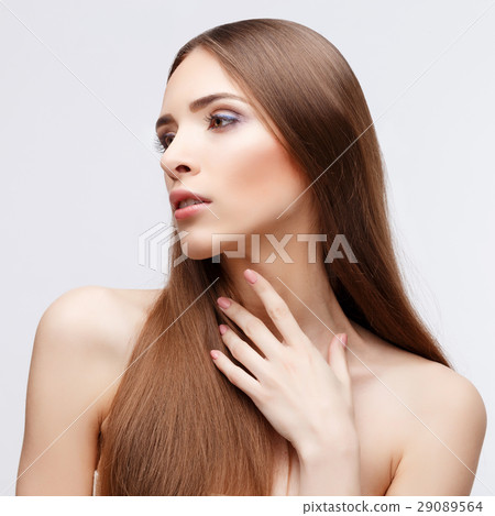 Beautiful Woman with Clean Fresh Skin  29089564