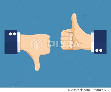 Thumbs up and down Thumbs up and down 29089970