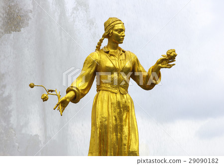 Soviet fountain of friendship of people. Uzbek. Soviet fountain of friendship of people. Uzbek. 29090182