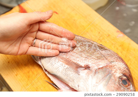 準備鯛魚蛋糕 29090258