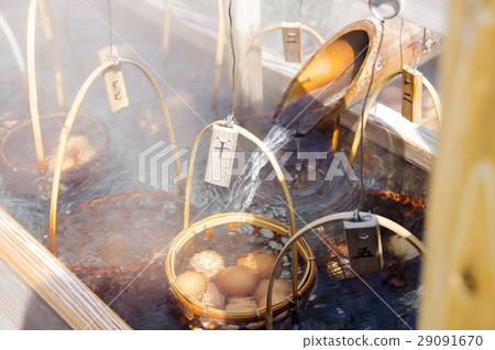 Hot spring egg at Kawazu Peak Onsen Hot spring egg at Kawazu Peak Onsen 29091670