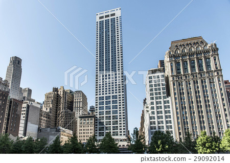 Ground zero New York City USA skyline remaining Ground zero New York City USA skyline remaining 29092014