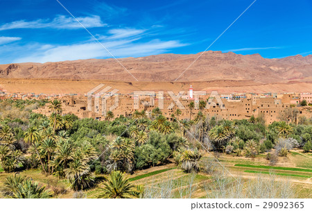 Panorama of Tinghir city in Morocco 29092365