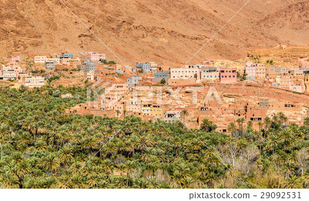 Oasis of the Todra River at Tinghir, Morocco 29092531