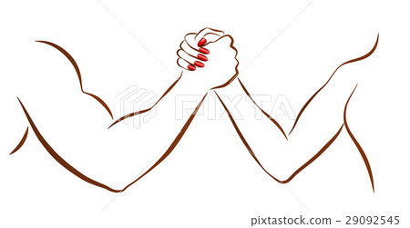 Arm Wrestling Man Woman Battle Of The Sexes 29092545