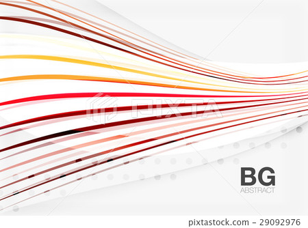Vector color stripes, wave lines modern geometric Vector color stripes, wave lines modern geometric 29092976