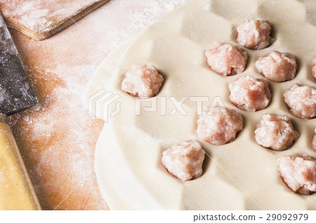 Homemade Meat Dumplings - russian pelmeni 29092979