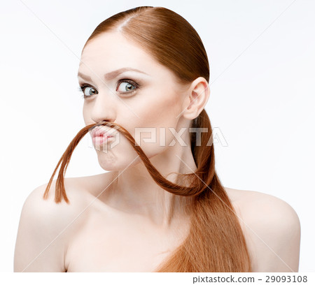 Beautiful Woman with Clean Fresh Skin  29093108