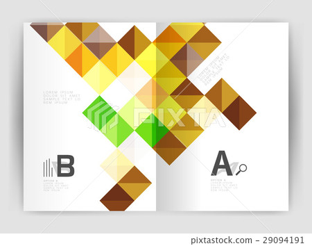 Modern minimalistic geometrical square business Modern minimalistic geometrical square business 29094191