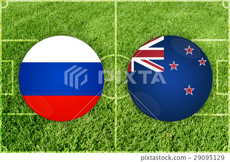 Russia vs New Zealand football match 29095129