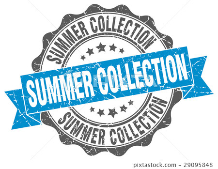 summer collection stamp. sign. seal 29095848