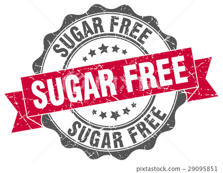 sugar free stamp. sign. seal 29095851