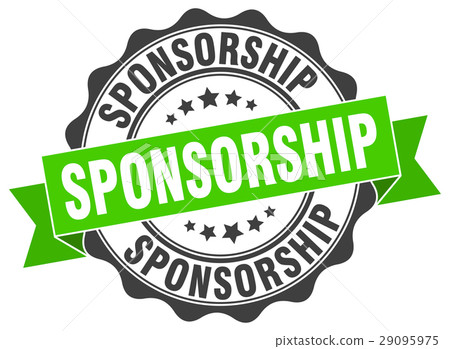 sponsorship stamp. sign. seal 29095975