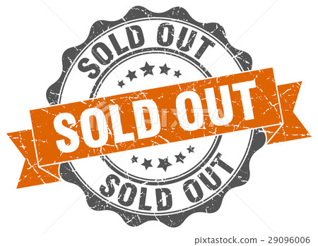 sold out stamp. sign. seal Stock Illustration 29096006 PIXTA