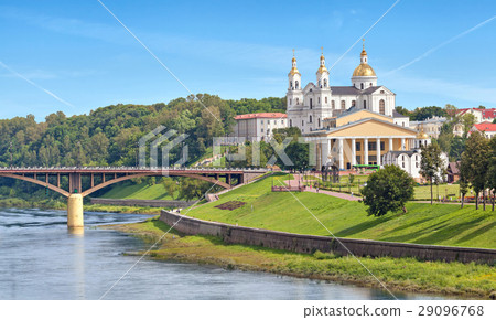 Side of Daugava river in Vitebsk, Belarus Side of Daugava river in Vitebsk, Belarus 29096768