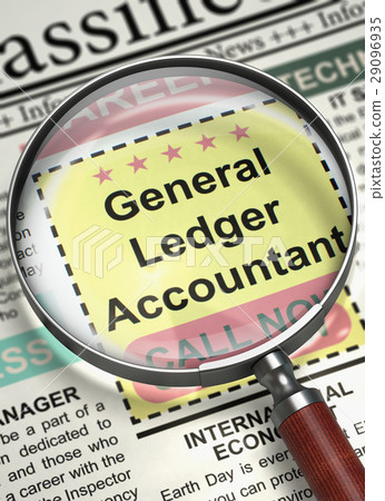 We're Hiring General Ledger Accountant. 3D. 29096935