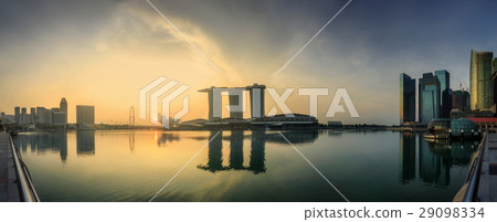 Singapore Skyline and view of Marina Bay Singapore Skyline and view of Marina Bay 29098334