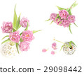 Spring collage with pink tulips 29098442