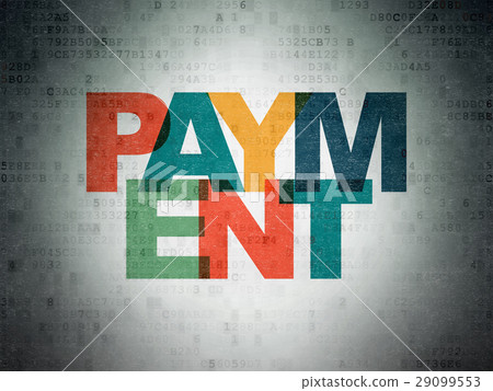 Banking concept: Payment on Digital Data Paper Banking concept: Payment on Digital Data Paper 29099553