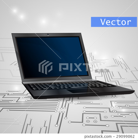 vector laptop isolated on white background vector laptop isolated on white background 29099862