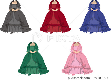 Dress female 01_ color difference set Dress female 01_ color difference set 29101924