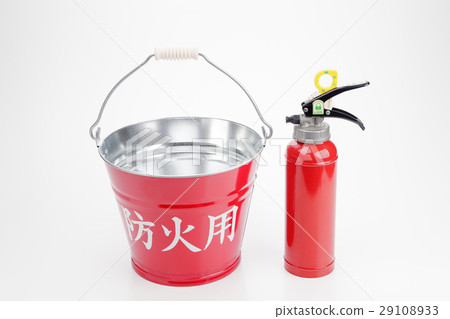 Fire protection bucket and fire extinguisher 29108933