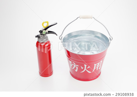 Fire protection bucket and fire extinguisher Fire protection bucket and fire extinguisher 29108938