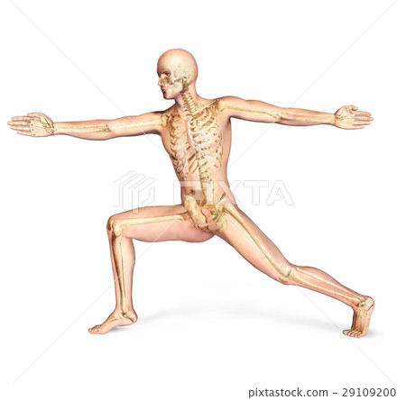 Dynamic Body Posture Human male in dynamic posture, with full... - Stock Illustration ...