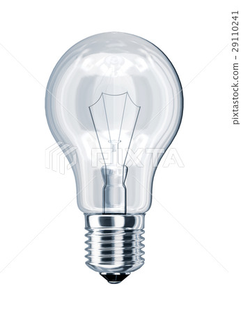 Light bulb classic, on white background. 29110241