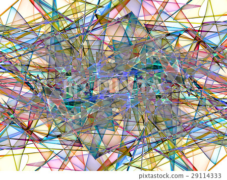 abstract colored glass fragments - Stock Illustration [29114333] - PIXTA