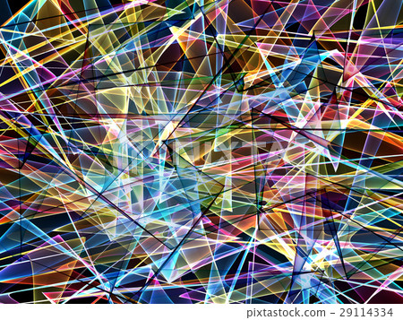 abstract glass fragments 29114334